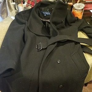 Cole haan black coat size 8 womans